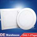 10x/50x LED Panel Einbaustrahler Deckenleuchte Ultraslim Einbauleuchte mit Trafo