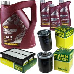 MANNOL 8 L Energy Premium 5W-30+MANN-FILTER für Hyundai H-1 Cargo TQ 2.5 CRDi