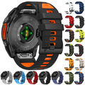 Für Garmin Fenix 8 E 7 7X 5 5X 6 6X Pro Epix Pro 3 HR Quick Fit Silikon Armband