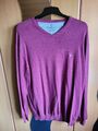 Fynch-Hatton Pullover lila Beere 3XL XXXL mit V-Ausschnitt neuwertig