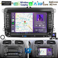 DAB+ 4+64G Autoradio Android 13 Carplay GPS Für VW GOLF 5 6 Touran Passat Tiguan