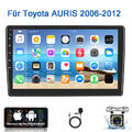 32G Für Toyota AURIS 2006-2012 Autoradio Android 13 NAVI WIFI FM RDS 10.1'' +Kam