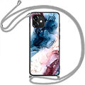 Hülle mit Band für Samsung A14 A23 A53 A54 S23 FE Handykette TPU Case NBX-179