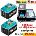 18V 9AH Für Makita 18Volt  akku BL1860B LXT Li-ion BL1850 BL1840 BL1830