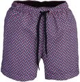 Tommy Hilfiger Badeshorts Schwimmshorts Kurzehose, Muster Blau/rot, S