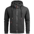 A. Salvarini Herren Sweatjacke Kapuzenpullover Jacke Kapuze Hoodie Sweater AS292