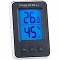 PEARL Digitales Thermometer/Hygrometer mit Komfortanzeige und LCD-Display