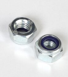 Stopmutter DIN 985 verzinkt M2 - M36 selbstsichernd 6-kt, (auch Feingewinde)⚡️ auch Feingewinde M8x1 - M30x2  ⚡️ 