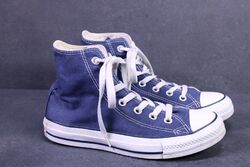 Converse All Star Classic Hi Chucks Sneaker blau weiß Gr. 37 Canvas CH2-312