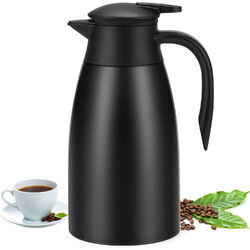 2 Liter Isolierkanne Thermoskanne Edelstahl Teekanne Kaffeekanne Thermo