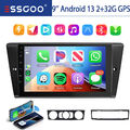 2+32G 9" Android 13 Für BMW 3ER E90 E91 E92 E93 Autoradio GPS RDS NAVI Carplay