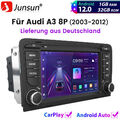 Für Audi A3 8P 2003-2012 Autoradio Android GPS SAT NAVI BT Carplay SWC 32GB DAB+