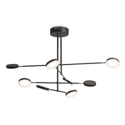 Hängelampe Pendellampe Esstischlampe LED Wohnzimmerlampe Spots beweglich H 62 cm