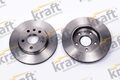 2x KRAFT AUTOMOTIVE Bremsscheibe 6041736 für OPEL INSIGNIA G09 Sports Tourer LPG