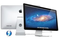 Apple Thunderbolt Display 27" Breitbild-LCD-Monitor, eingebaute Lautsprecher12 Monate Garantie, Schnäppchenpreis, MC914LL/A, begrenztes Angebot