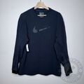 Nike Sportswear Tech Pack Crew Longsleeve Dark Obsidian Gr. S AR1556 475