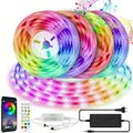 10m-30m RGB LED Band Streifen Bluetooth Smart Home APP Lichtleiste dimmbar Strip