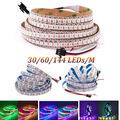 WS2812B RGB 5V 5050 LED Streifen Strip Lichtleiste Individuell Adressierbar 1-5M