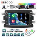 Android 13 64G Carplay Autoradio GPS Nav Kamera Für Renault Dacia Duster Captur