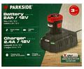 PARKSIDE® 12 V Akku »PAPK 12 A4«, 2 Ah und Ladegerät »PLGK 12 A3«, 2,4 A