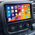 32G 9" Android13 Autoradio CarPlay GPS Für Opel Vivaro B Renault Trafic 3 RDS FM