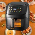 XXL Heißluftfritteuse 8L Fritteusen Friteuse Heißluft Air Fryer 1800W ohne Öl