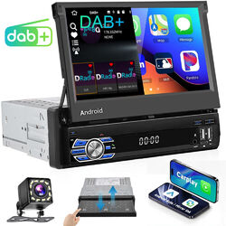 Mit DAB+ Android 13 7" Autoradio 1Din MP5 GPS Navi Carplay BT WIFI USB FM AUX-in