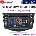 Für Toyota RAV 4 III A3 2006-2012 Android13.0 Autoradio Carplay GPS NAVI BT DAB+