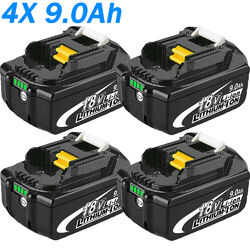 2X Original 18V 6,0Ah Akku Für Makita BL1850 BL1830 BL1860 Led Anzeige/Ladegerät