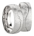 Ring Eheringe Partnerringe Verlobungsringe Silber 925 mit Diamant + Gravur