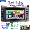 AHD DAB+ Autoradio Android 12 Carplay Für Mercedes Benz B Klasse W169 W245 B200