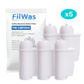 5 x FILWAS Wasserfilter kompatibel mit Siemens EQ.9 plus EQ.300 EQ.500 iQ700