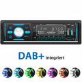 DAB+ Autoradio Bluetooth SD USB AM FM Aux-in Fernbedienung Integriertes DAB 1DIN