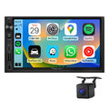 7" QLED Doppel 2 DIN Autoradio wireless Android Auto CarPlay DSP Bluetooth Radio