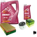 MANN Inspektionspaket 6 L MANNOL Energy 5W-30 für Volvo 240 Kombi 2.3i Cat 2.3