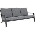 Lesli Living Loungesofa Down Town Loungebank Garten-Sofa Sofa-Bank 3-Sitzer