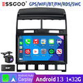 Autoradio DAB 32G Carplay Android13 Für VW TOUAREG Kamera GPS NAVI BT FM RDS SWC