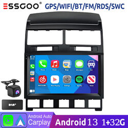 Autoradio DAB 32G Carplay Android13 Für VW TOUAREG Kamera GPS NAVI BT FM RDS SWC