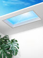LED Panel 60cm Deckenlampe CCT flach 72W Licht indirekt dimmbar Wohnzimmer weiß