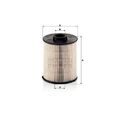 MANN-FILTER Kraftstofffilter für MERCEDES-BENZ PU 839 x