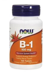 NOW FOODS VITAMIN B1 THIAMIN 100 MG 100 TABLETTEN