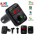 Bluetooth FM Transmitter KFZ Auto Radio MP3 Player Dual USB Ladegerät Adapter