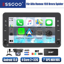 Für Alfa Romeo 159 Brera Spider Carplay DAB+ Autoradio 2+32G Android 13 GPS +KAM