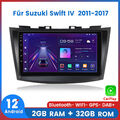 Für Suzuki Swift IV 2011-2017 Carplay Autoradio Android12.0 GPS NAVI DAB+ 2+32GB