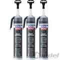 3x 200 ml LIQUI MOLY SILIKON DICHTMASSE DICHTMITTEL SILIKONDICHTMASSE SCHWARZ