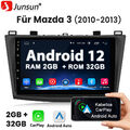 Android 13 Carplay Autoradio Für Mazda 3 2010 2011 2012 2013 GPS NAVI 2G+32G 