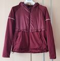 Damen Leichte Sportjacke mit Kapuze in Gr. L 40/42 Bordeaux 