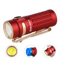 Olight Baton 3 LED Aufladbare Taschenlampe 20 Tage Laufzeit 1200 Lumen - Rot