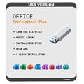 Microsoft Office Professional Plus | Word Exel Outlook | USB Installation Stick