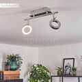 Wohn Schlaf Zimmer Leuchten Flur Strahler Silber Verstellbare LED Decken Lampen